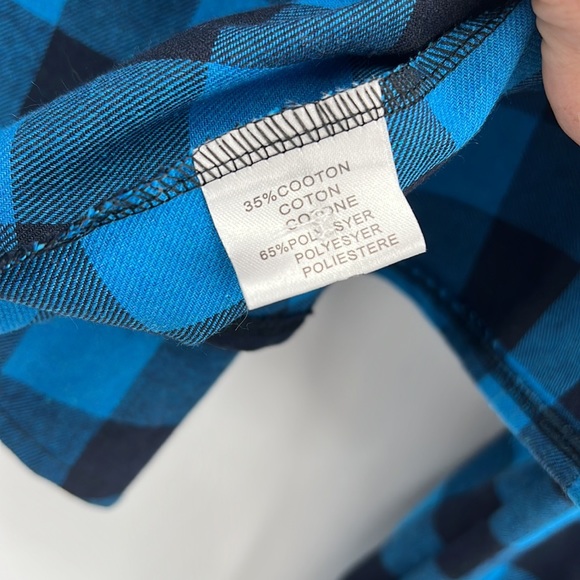 Abollria blue black plaid womens flannel size 2XL - Picture 8 of 9